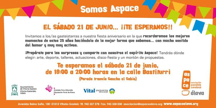 INVITACION FIESTA ASPACE